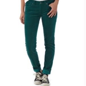 PATAGONIA Women's Corduroy Pants - Size 29 Organic Cotton - Green